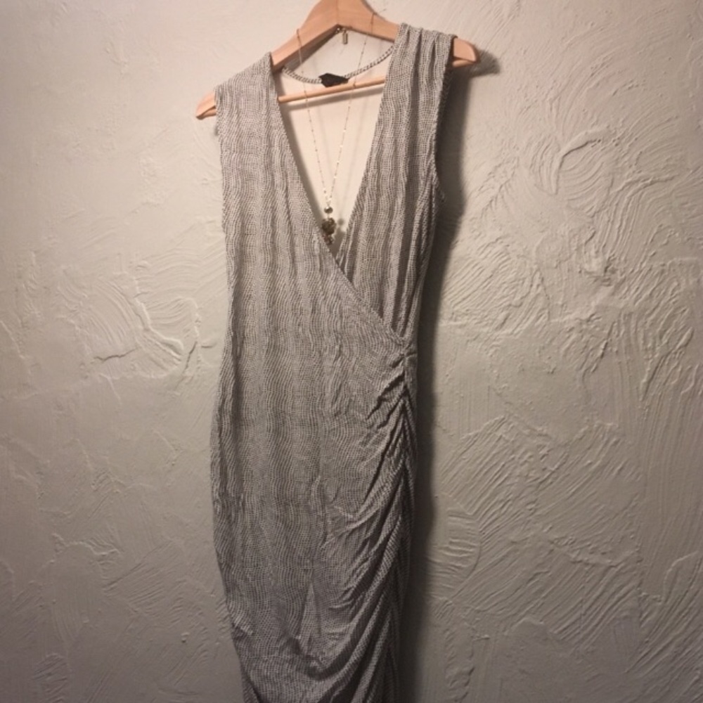 Ruched Knit Printed Midi Dress - Mossimo